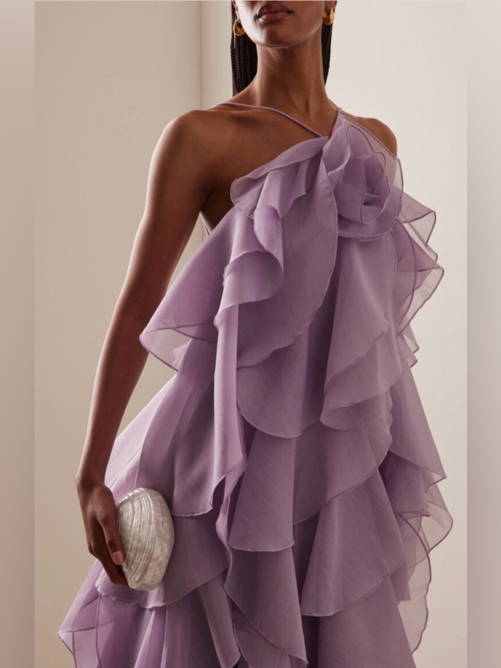 Aje - Pandorea Layered Maxi Dress in purple - Picture 2 of 14